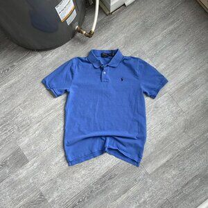 Blue Polo Ralph Lauren Preppy Embroidered Logo Polo Shirt